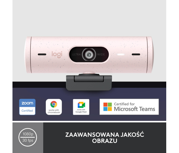 LOGITECH Brio 500 Rose - 1080204 - zdjęcie 8